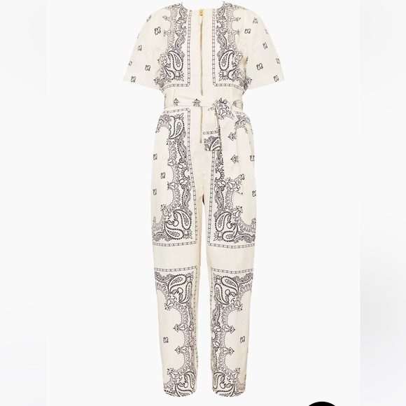 New with tags Tory Burch Turkish cotton jumpsuit size L